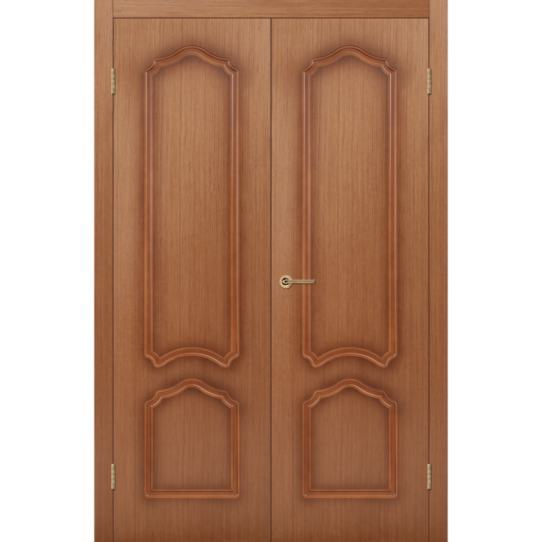 Межкомнатная дверь, Румакс, Соната, Орех, Распашная, Двустворчатая, 1200 (600+600) х 2000 мм