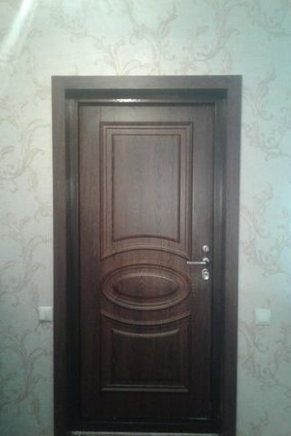 Цвет каштан, глухая, размер 800, дверь в комнату, Томск