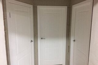 Цвет белоснежный крашеный, глухая, размер 800, комплект дверей для квартиры, Северск