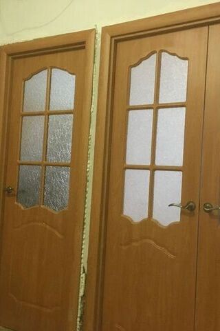 Цвет миланский орех, глухая и со стеклом, комплект дверей для квартиры, Томск