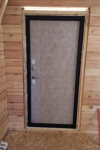 Внутренняя панель, цвет бетон серый, МДФ с фрезеровкой, Томск