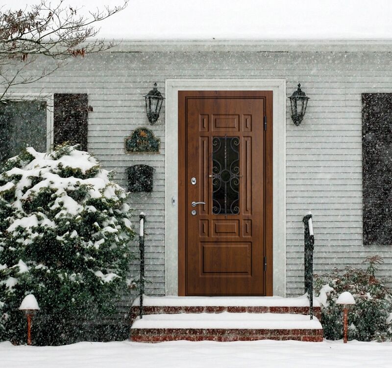 Как установить уличные двери зимой