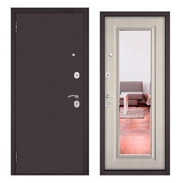 Входная дверь Buldoors Home Eco (Econom 60) металл без рис. букле шоколад/МДФ 140