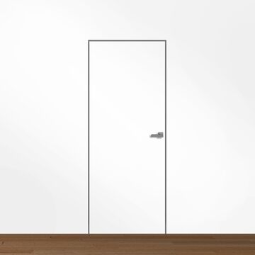 Межкомнатная дверь INVISIBLE скрытого монтажа, грунт, ABS кромка с 2-х сторон