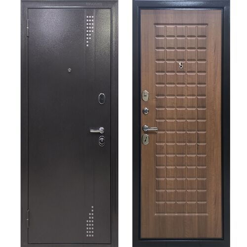 Входная дверь Buldoors Trust Eco металл RL-11 букле шоколад / МДФ 112