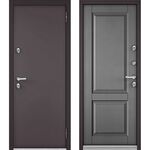 Buldoors Termo Standart 100 металл без рис. букле шоколад / МДФ D-1