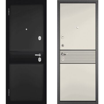 Входная дверь Buldoors Trust Eco МДФ 183 Черный матовый / МДФ 183