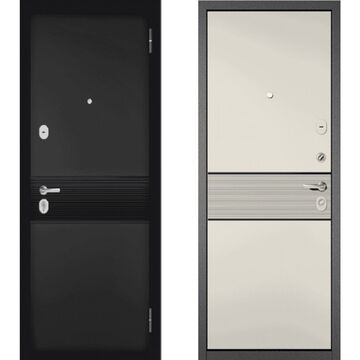 Входная дверь Buldoors Trust Eco МДФ 183 Черный матовый / МДФ 183