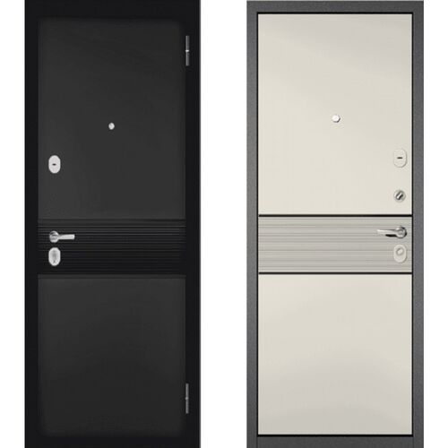 Входная дверь Buldoors Trust Eco МДФ 183 Черный матовый / МДФ 183