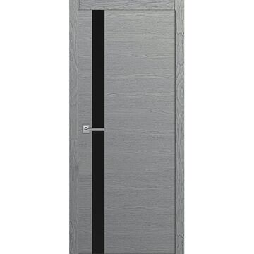 Межкомнатная дверь Royal-2, черная кромка