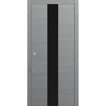Межкомнатная дверь Royal-3, черная кромка