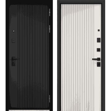 Входная дверь Buldoors Trust Eco PP МДФ 9E-161 черный матовый / МДФ 9E-161