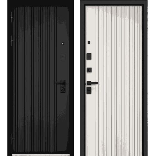 Входная дверь Buldoors Trust Eco PP МДФ 9E-161 черный матовый / МДФ 9E-161