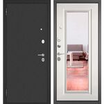 Family Eco металл без рис. антрацит букле / МДФ 140 Mirror, Mastino