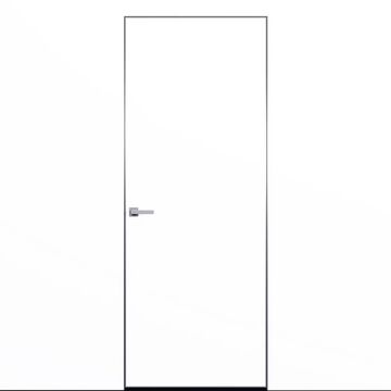 Межкомнатная дверь Invisible 42 мм скрытого монтажа, без алюминиевой кромки, прямое открывание, Komfort Doors