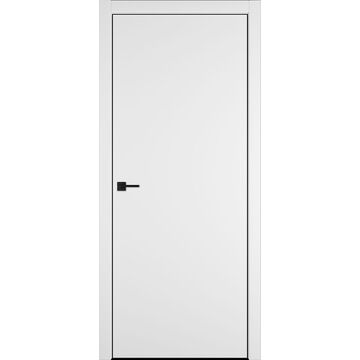 Межкомнатная дверь Urban Z, кромка алюминиевая черная с 4-х сторон, с врезкой, Владимирская фабрика дверей VFD