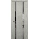 Lavia-2, кромка алюминиевая хром с 2-х сторон, Geona Doors