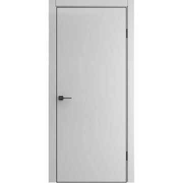 Межкомнатная дверь Porta 50, кромка алюминиевая черная с 4-х сторон, Portika