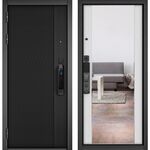 City Smart МДФ 159 черный матовый / МДФ 164 Зеркало, Mastino