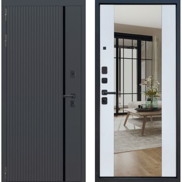 Входная дверь YoDoors-10 Зеркало, Бронекс