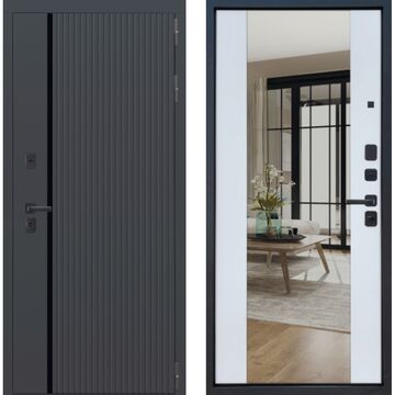 Входная дверь YoDoors-10 Зеркало, Бронекс