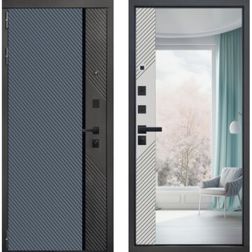 Входная дверь YoDoors-17 Зеркало, Бронекс