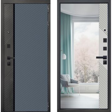 Входная дверь YoDoors-17 Зеркало, Бронекс