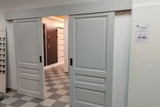 Раздвижные двери на выставке в Краснодаре