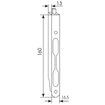 Ригель торцевой OL160, Morelli