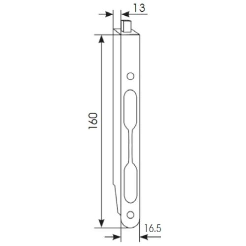 Ригель торцевой OL160, Morelli