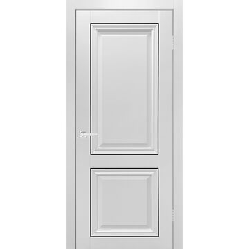Межкомнатная дверь Юник Инфинити, молдинг пластик черный, Yesdoors