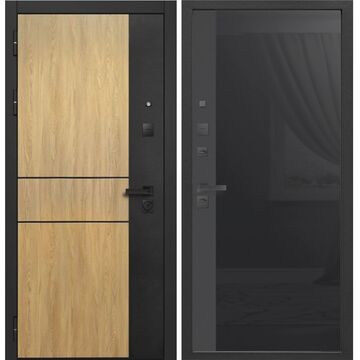 Входная дверь Smart 2 Черное стекло, Ferroni