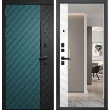 Входная дверь Дилайн Верде Зеркало, FlyDoors