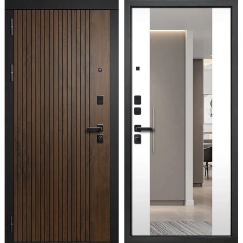 Входная дверь Форест Зеркало, FlyDoors