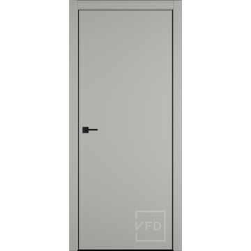 Межкомнатная дверь Basic Z, кромка ABS черная с 4х сторон, с врезкой под замок, Владимирская фабрика дверей VFD