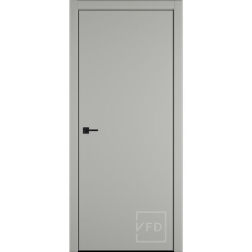 Межкомнатная дверь Basic Z, кромка ABS черная с 4х сторон, с врезкой под замок, Владимирская фабрика дверей VFD