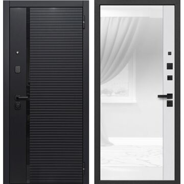 Входная дверь 7,5 см Черное Зеркало, Ferroni