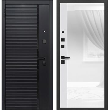 Входная дверь 7,5 см Черное Зеркало, Ferroni