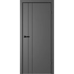 NEO N02, кромка алюминиевая черная с 4х сторон, молдинг пластик черный, FlyDoors