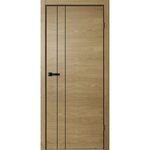 NEO N02, кромка алюминиевая черная с 4х сторон, молдинг пластик черный, FlyDoors