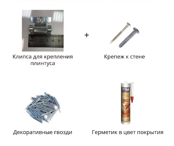 Всё, что вам понадобится для установки плинтуса Всё, что вам понадобится для установки плинтуса