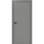 Неаполь 201, кромка алюминиевая черная с 4х сторон, с врезкой под замок, Optima Porte