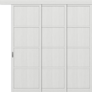 Перегородка 104.1111, трехстворчатая, МДФ экошпон, Optima Porte
