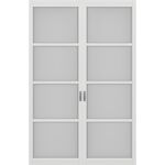 Перегородка 104.2222, двухстворчатая, МДФ экошпон, Optima Porte