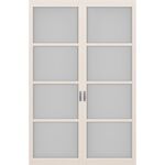 Перегородка 104.2222, двухстворчатая, МДФ экошпон, Optima Porte
