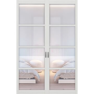Перегородка 104.2222, двухстворчатая, МДФ экошпон, Optima Porte