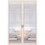 Перегородка 104.2222, двухстворчатая, МДФ экошпон, Optima Porte