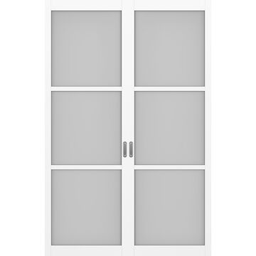 Перегородка 130.222, двухстворчатая, МДФ экошпон, Optima Porte