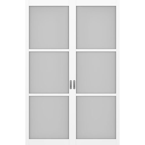 Перегородка 130.222, двухстворчатая, МДФ экошпон, Optima Porte