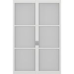 Перегородка 130.222, двухстворчатая, МДФ экошпон, Optima Porte